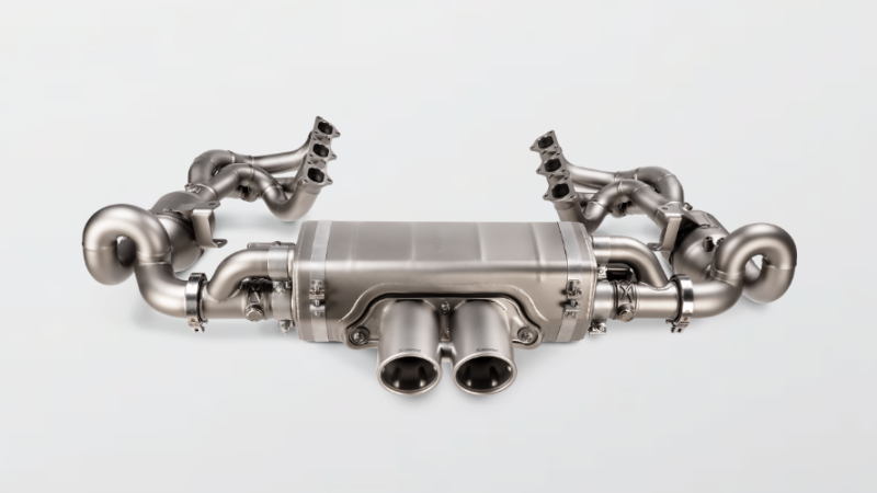 Photo of Akrapovic Titanium Slip-On Race Line Exhaust for the Porsche 992 GT3 RS - Image 3